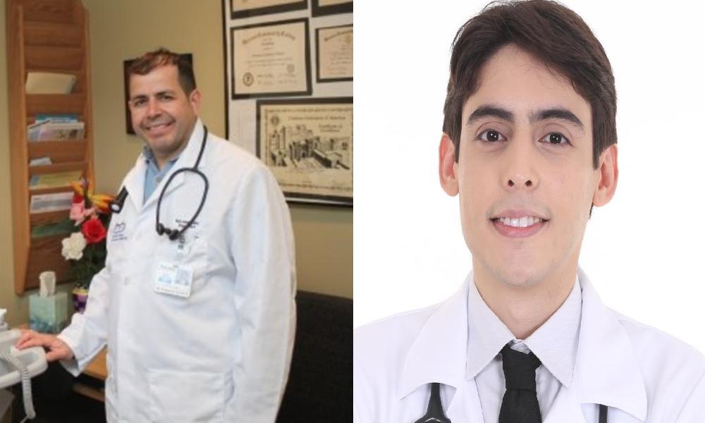 Male doctor with stethoscope