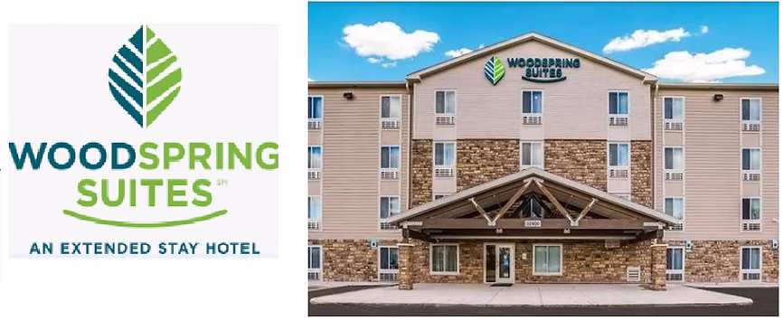 Extended stay hotel facade