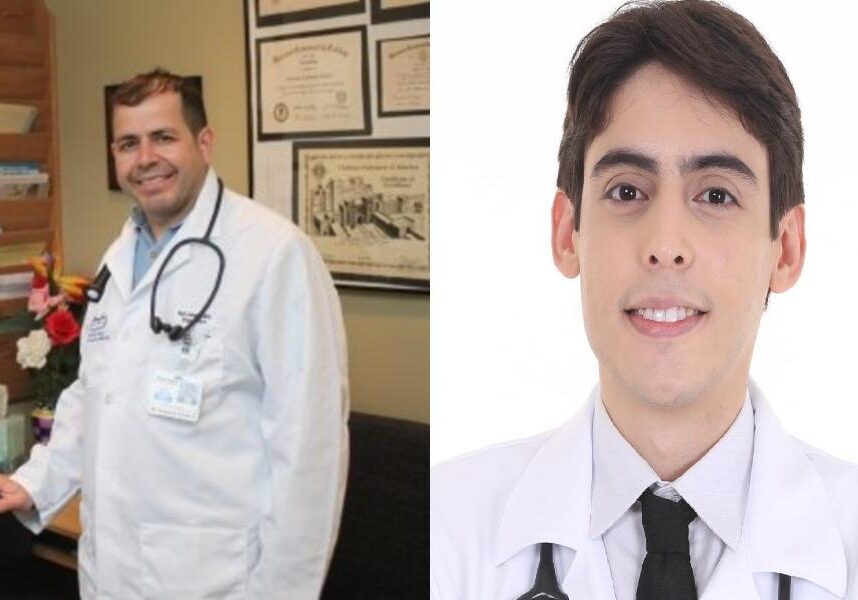 Male doctor with stethoscope